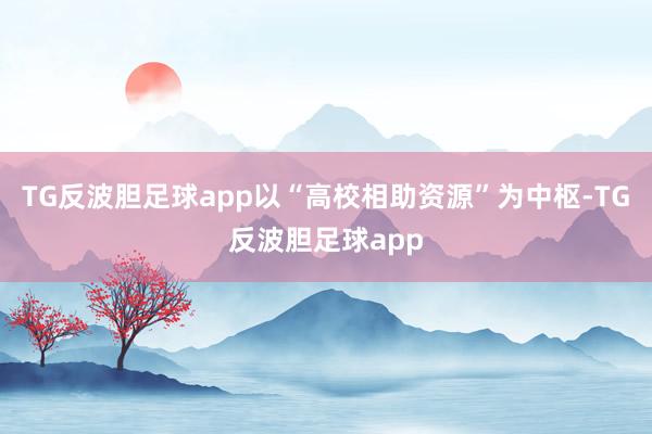 TG反波胆足球app以“高校相助资源”为中枢-TG反波胆足球app