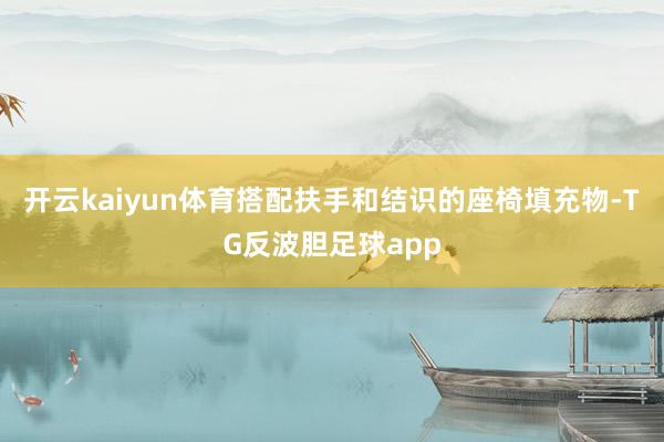 开云kaiyun体育搭配扶手和结识的座椅填充物-TG反波胆足球app