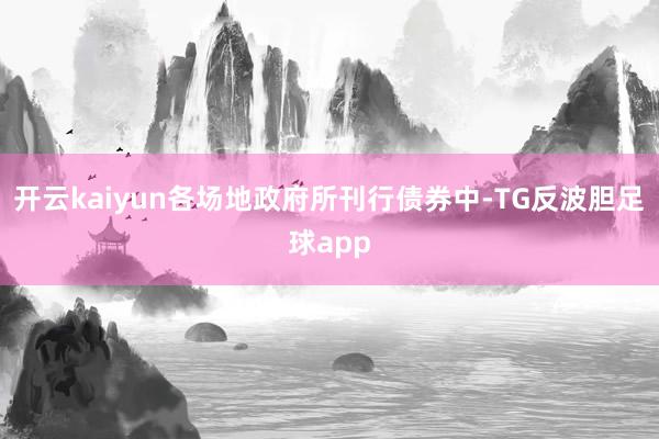 开云kaiyun各场地政府所刊行债券中-TG反波胆足球app