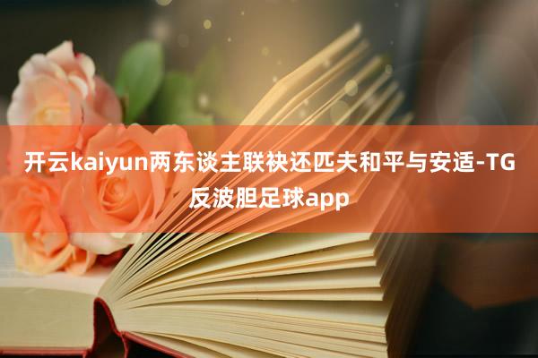 开云kaiyun两东谈主联袂还匹夫和平与安适-TG反波胆足球app