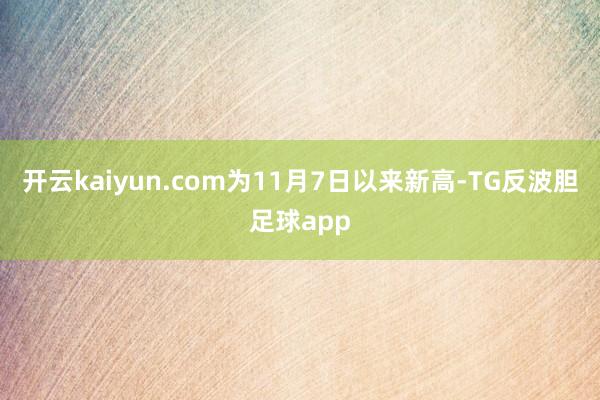 开云kaiyun.com为11月7日以来新高-TG反波胆足球app