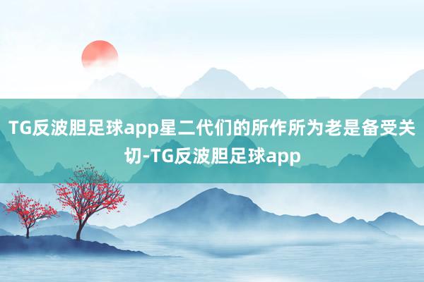 TG反波胆足球app星二代们的所作所为老是备受关切-TG反波胆足球app