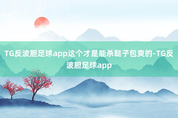 TG反波胆足球app这个才是能杀鞑子包爽的-TG反波胆足球app