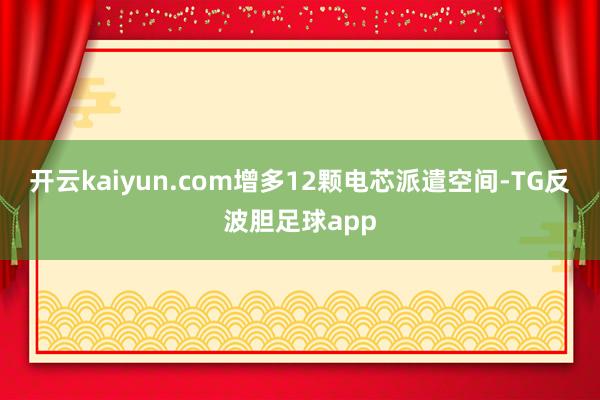 开云kaiyun.com增多12颗电芯派遣空间-TG反波胆足球app