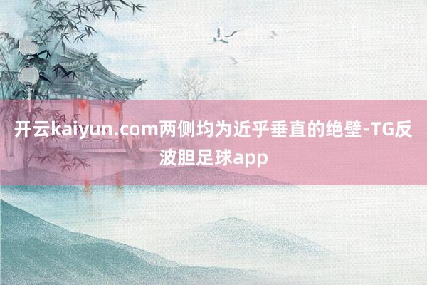 开云kaiyun.com两侧均为近乎垂直的绝壁-TG反波胆足球app