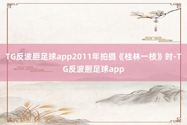 TG反波胆足球app2011年拍摄《桂林一枝》时-TG反波胆足球app