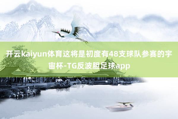 开云kaiyun体育这将是初度有48支球队参赛的宇宙杯-TG反波胆足球app