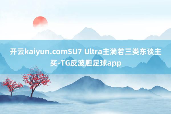 开云kaiyun.comSU7 Ultra主淌若三类东谈主买-TG反波胆足球app