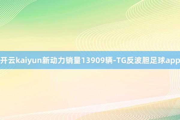 开云kaiyun新动力销量13909辆-TG反波胆足球app