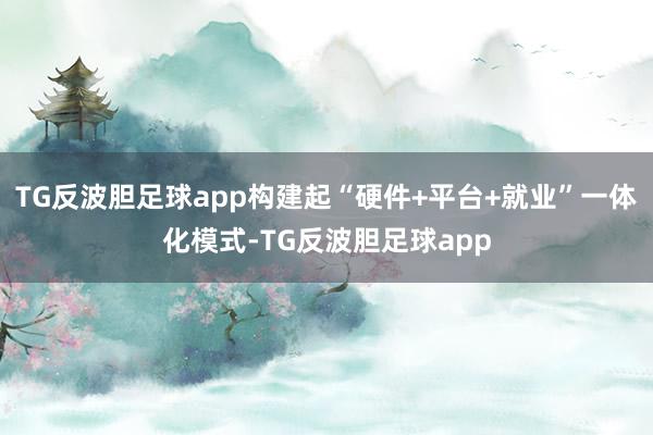TG反波胆足球app构建起“硬件+平台+就业”一体化模式-TG反波胆足球app