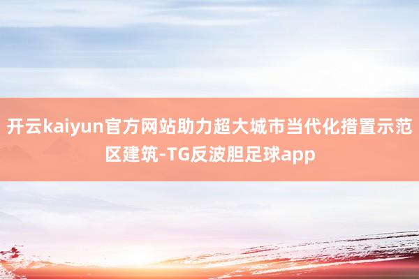 开云kaiyun官方网站助力超大城市当代化措置示范区建筑-TG反波胆足球app