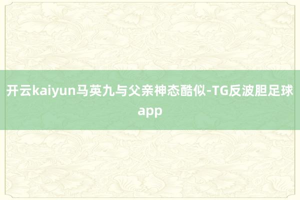 开云kaiyun马英九与父亲神态酷似-TG反波胆足球app