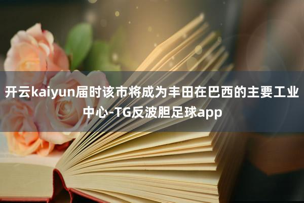 开云kaiyun届时该市将成为丰田在巴西的主要工业中心-TG反波胆足球app