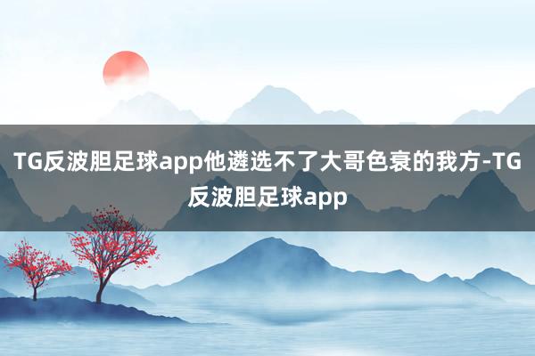 TG反波胆足球app他遴选不了大哥色衰的我方-TG反波胆足球app