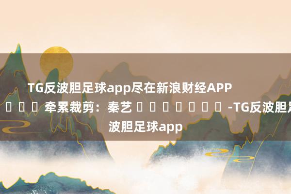TG反波胆足球app尽在新浪财经APP 牵累裁剪:秦艺