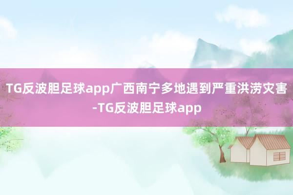 TG反波胆足球app广西南宁多地遇到严重洪涝灾害-TG反波胆足球app