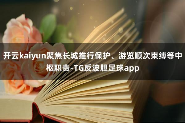 开云kaiyun聚焦长城推行保护、游览顺次束缚等中枢职责-TG反波胆足球app