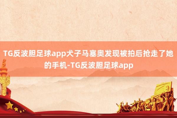 TG反波胆足球app犬子马塞奥发现被拍后抢走了她的手机-TG反波胆足球app